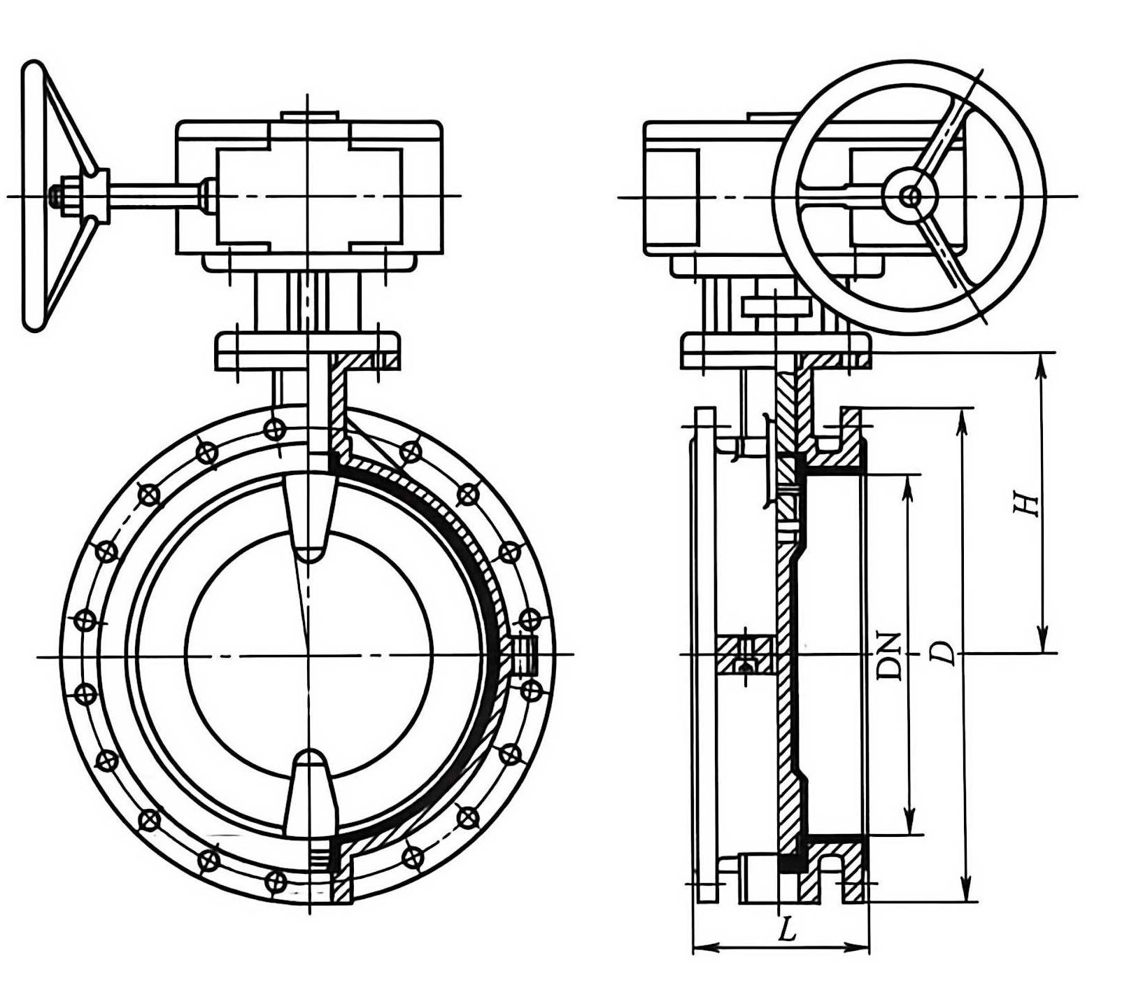 High-pressure floating ball valve
